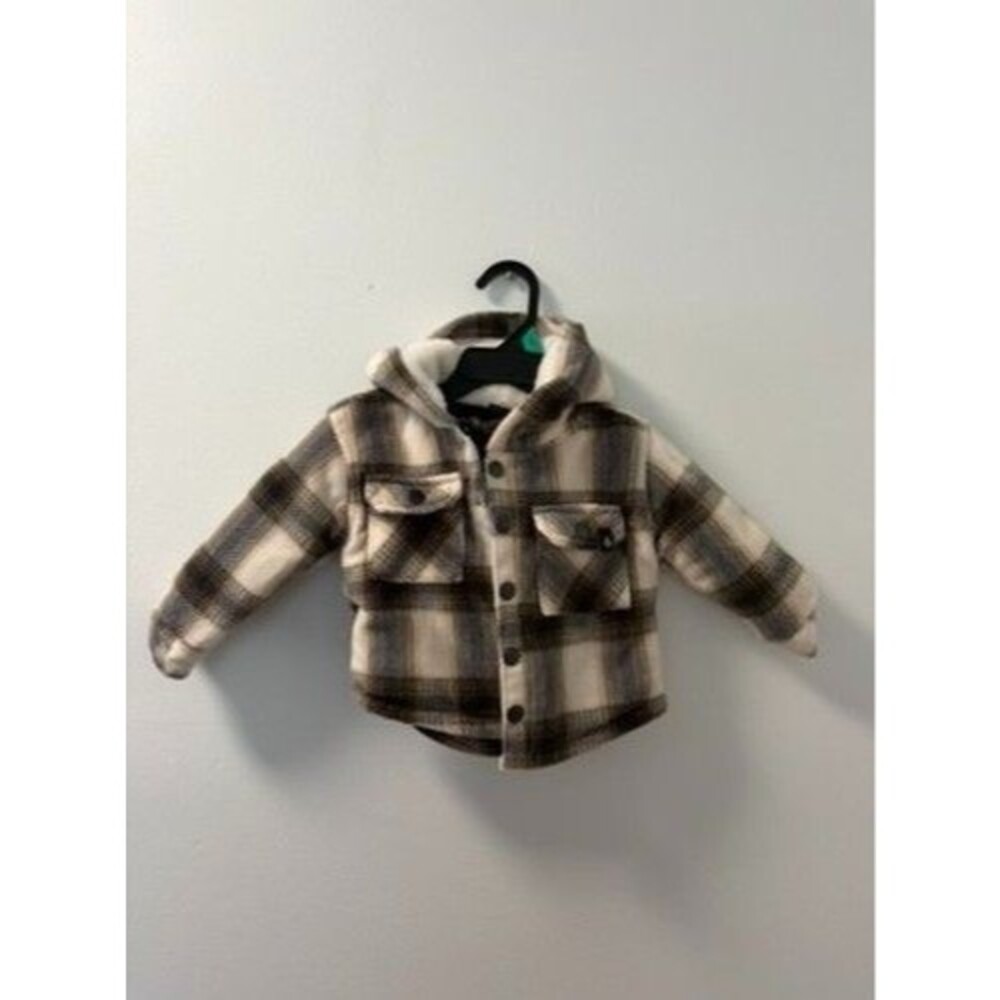 Volcom Jacket Unisex 12M Babygoth Sherpa Lined Hood Grunge Size 12M